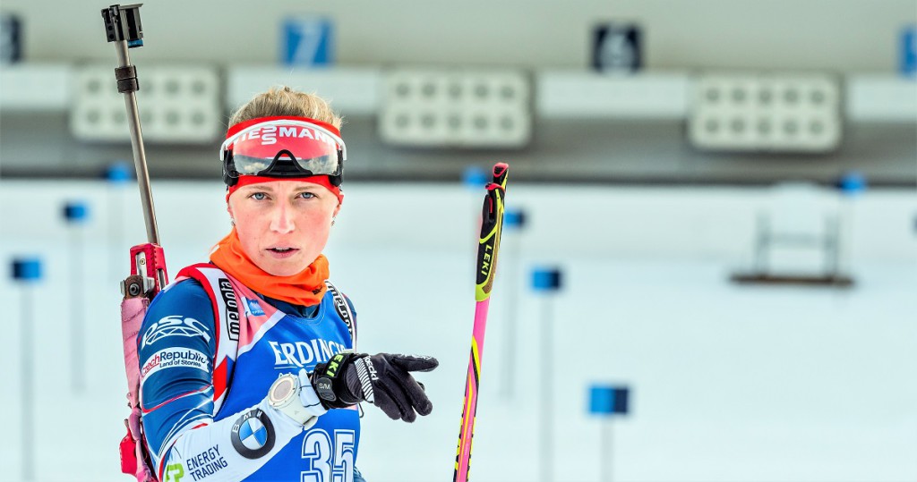 Eva Puskarčíková při nástřelu: "Kolik cvaků?"