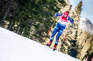 Gabriela byla sama překvapená, kolik energie na trati měla. Foto: Český biatlon, Petr Slavík