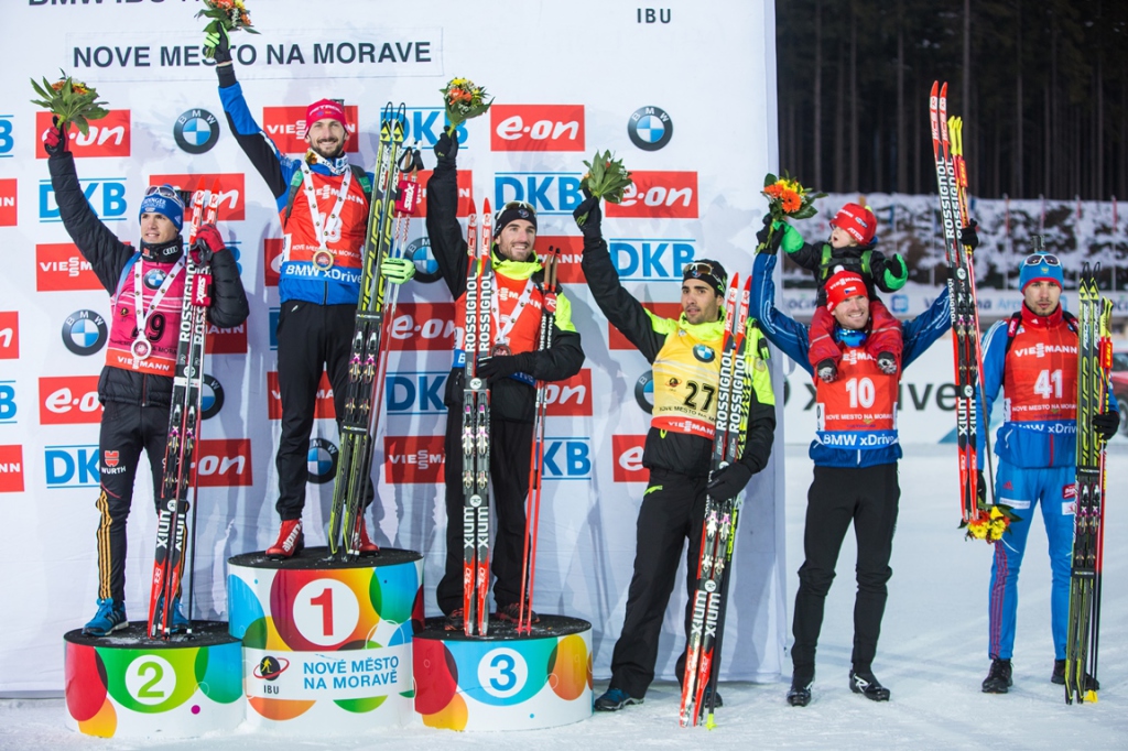 Podium nejlepších mužů