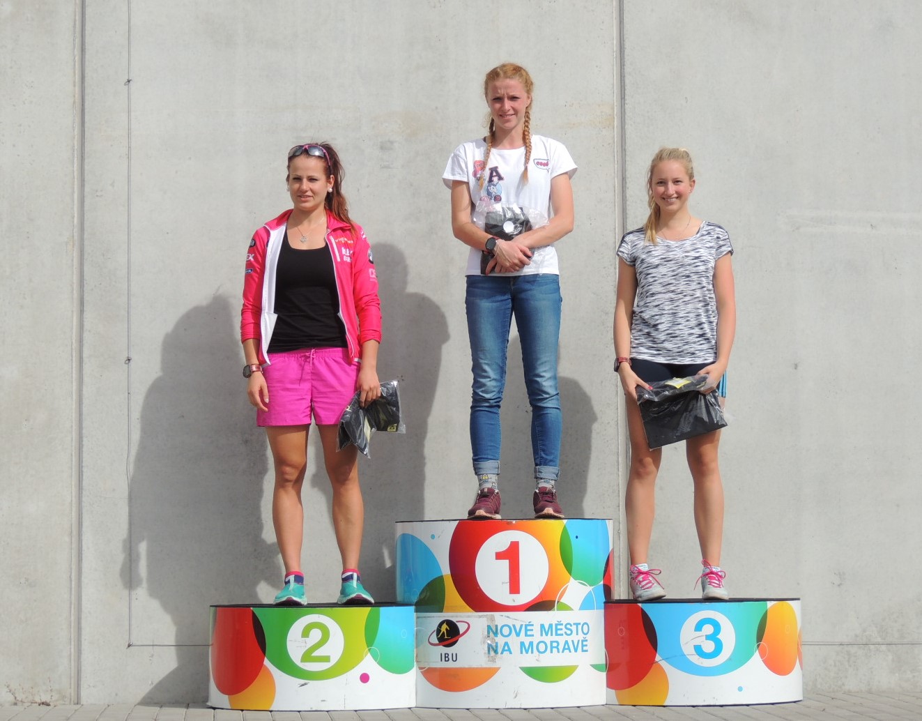 Mezi juniorkami se v letošním SCM Cup prosadily, zleva: Natálie Jurčová, Markéta Davidová a Eliška Votočková. 