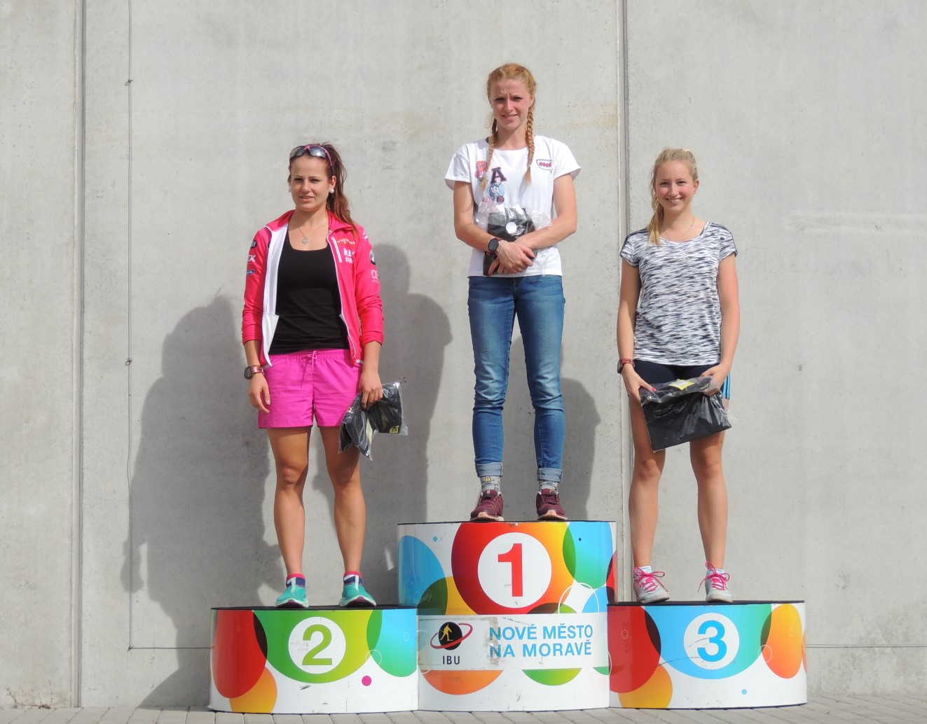 Mezi juniorkami se v letošním SCM Cup prosadily, zleva: Natálie Jurčová, Markéta Davidová a Eliška Votočková.