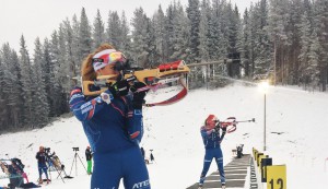 Vuokatti - Gabriela Koukalová vyhrála ve Finsku dva kontrolní závody české reprezentace 