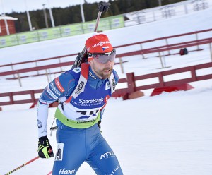 Tomáš Krupčík na trati sprintu v Beitostolenu   