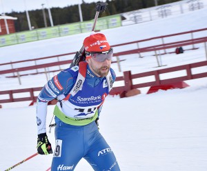 Tomáš Krupčík na trati sprintu v Beitostolenu