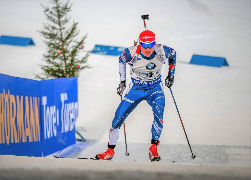 Ondřej Moravec, si tratě v Oestersundu vyzkoušel už během nedělních závodů smíšených štafet
