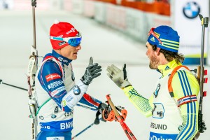 Ondřej Moravec, Fredrik Lindstroem a jejich přátelském plácnutí po dramatickém finiši