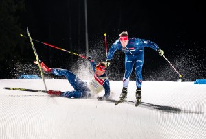 Naši servismani testují lyže ve všech situacích. V akci Petr Plecháč a Martin Kalous