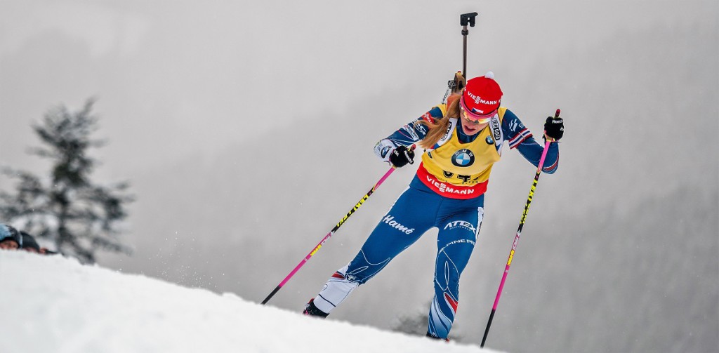 Gabriela Koukalová i přes únavu ze štafet ukázala srdce bojovnice