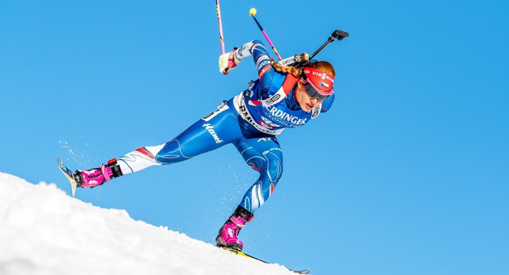 Mistrovská jízda - Hochfilzen, únor 2017, sprint 