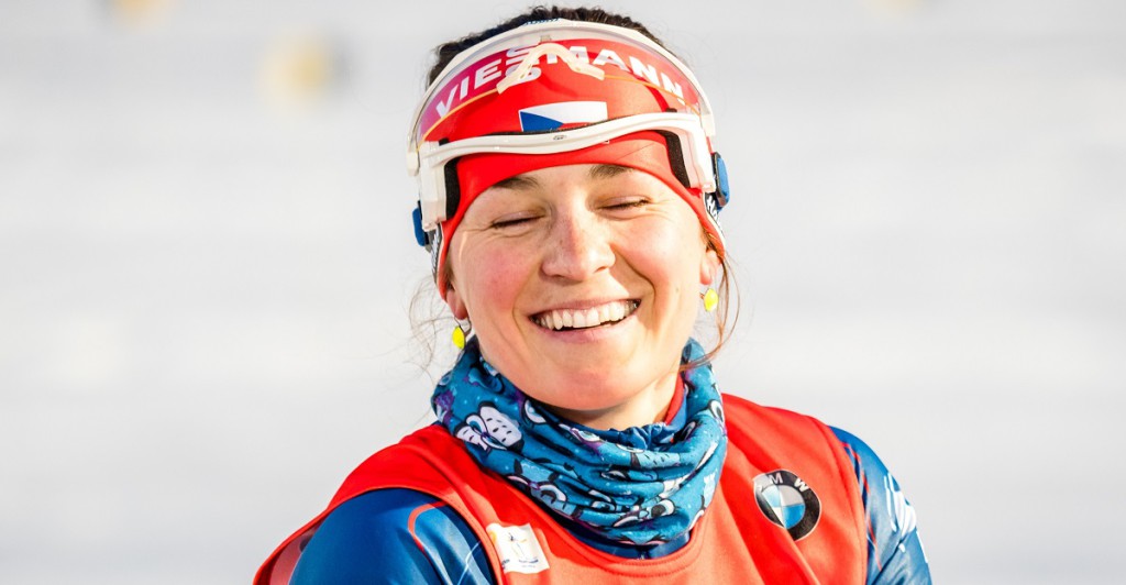 Veronice Vítkové přinesl sprint v Kontiolahti naději a důvod k úsměvu