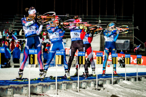 Závěrečná položka ve stoje se Veronice podařila odstřílet bezchybně. Foto: Český biatlon, Petr Slavík