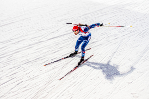 Michal Šlesingr znovu potvrdil, že je v Kontiolahti ve fantastické formě. Foto: Český biatlon, Petr Slavík