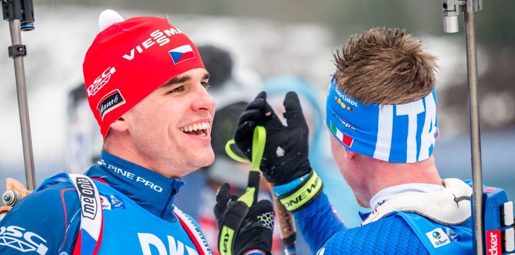 Přestože sám se Michal Krčmář za finiš nepochválil, v cíli měl z výsledku radost!