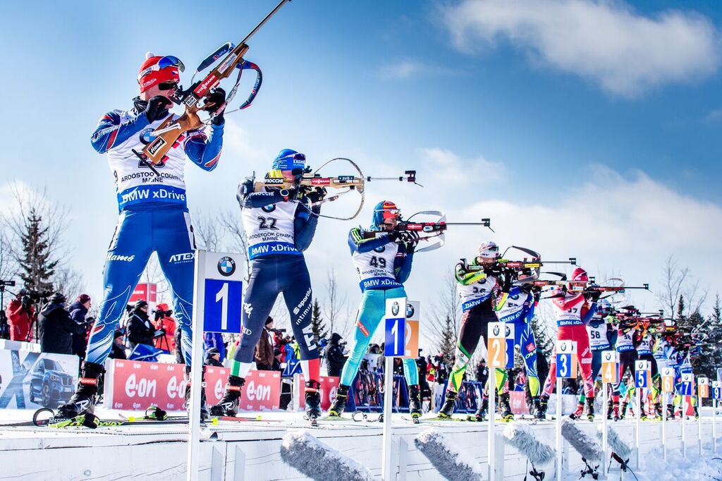 Michal Krčmář na poslední střelecké položce. Foto: Český biatlon, Petr Slavík