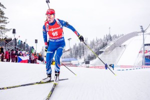 Jessica Jislová si premiéru na MS odbyla se vztyčenou hlavou. Střelbu zvládla bezchybně, na trati bojovala s únavou po ME v Ťumeni, ale konečné 41. místo a postup do stíhacího závodu se rozhodně počítají. Foto: Český biatlon, Petr Slavík