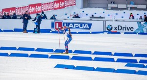 Tři trestná kola pro Lucku Charvátovou... Foto: Český biatlon, Petr Slavík