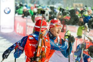 7. místo po jednom zaváhání na střelnici. Ondřej Moravec si připsal další výborný výsledek. Foto: Český biatlon, Petr Slavík