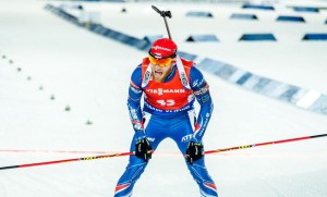 Michal Šlesingr dokončil závod ve Sprintu na 12. místě. Foto: Český biatlon, Petr Slavík