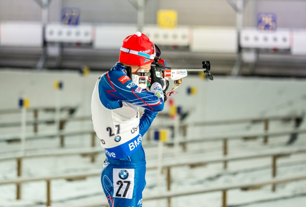 Ondřej Moravec už ví, jaké je to stát na pódiu při sprintu Světového poháru