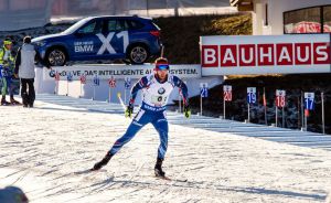 Michal Šlesingr na 2. úseku zkusil zariskovat, ale ani jemu se dnes na střelnici nedařilo. Foto: Český biatlon, Petr Slavík